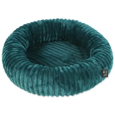 Dog Fantasy Pelech Stripe kulatý smaragdově zelená 70cm