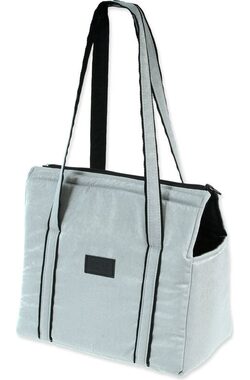 Dog Fantasy Taška Platinum světle stříbrná 30cm