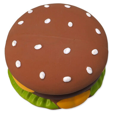 Dog Fantasy Hračka - Latex hamburger se zvukem 8cm