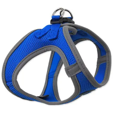 Dog Fantasy Postroj Puppy S modrá 36-41cm