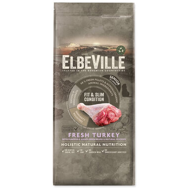 ELBEVILLE Senior All Breeds Fit and Slim Condition Fresh Turkey 11.4kg