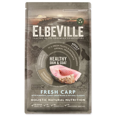 ELBEVILLE Adult All Breeds Healthy Skin and Coat Fresh Carp 1,4kg