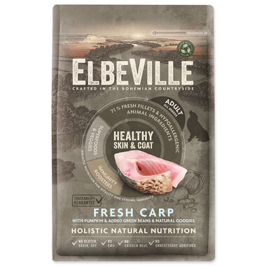 ELBEVILLE Adult All Breeds Healthy Skin and Coat Fresh Carp 4kg
