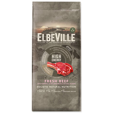 ELBEVILLE Adult All Breeds High Energy Fresh Beef 11,4kg