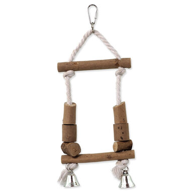 Epic Pet Hračka - dřevěná houpačka s lanem 32cm