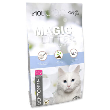 Magic Litter Kočkolit Bentonite Ultra White 10l