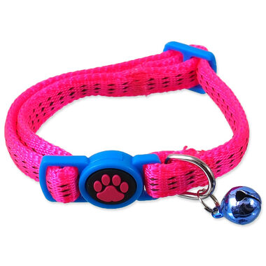 Magic Cat Obojek Nylon XS růžová 19-31cm