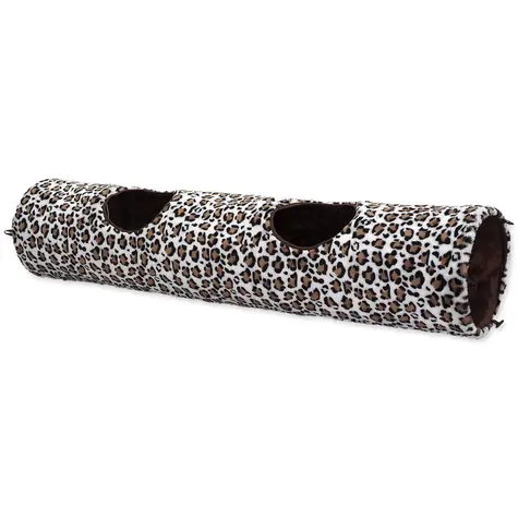 Magic Cat Tunel plyš leopard 120x24cm