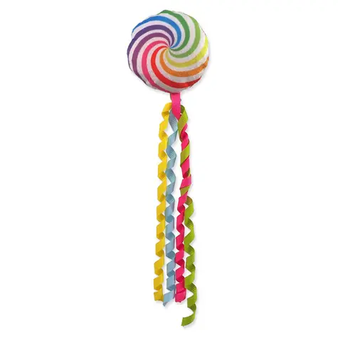 Magic Cat Hračka - Rainbow Relax kolečko šustící s šantou kočičí duhové 7cm