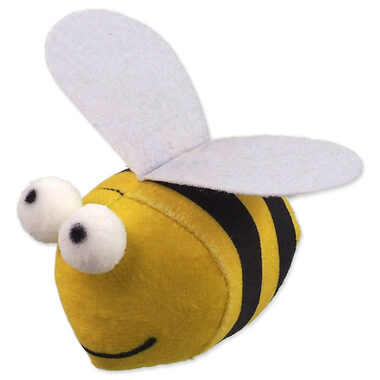 Magic Cat Hračka - Rainbow Relax včelka s šantou kočičí žlutá 10cm