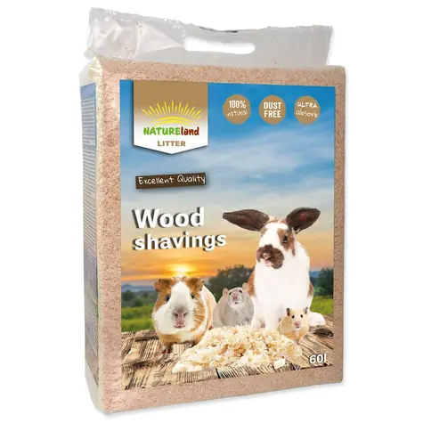 Nature Land Litter Podestýlka Hobliny 60L