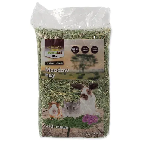 Nature Land Seno s květy slézu 0.65kg