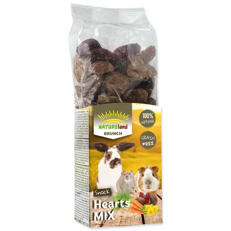 Nature Land Pochoutka Brunch srdíčka mix 150g