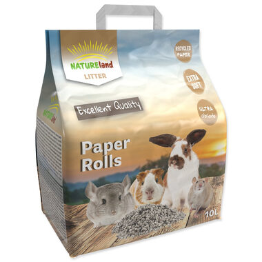 Nature Land Podestýlka Paper Rolls 10L