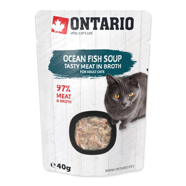 Ontario Cat Soup Polévka mořské ryby se zeleninou 40g