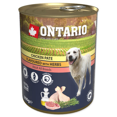 Ontario Konzerva kuře s bylinkami  paté 800g