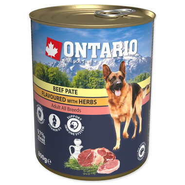 Ontario Konzerva hovězí s bylinkami  paté 800g