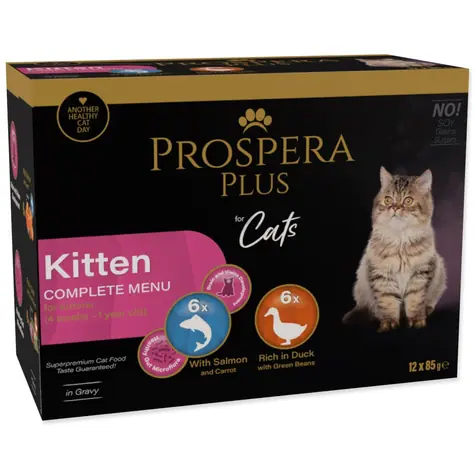 Prospera Plus Cat Kitten Kapsičky Multipack 12x 85g 