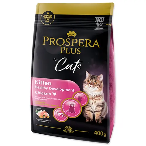 Prospera Plus Kitten Chicken Healthy Development 400g / Granule pro dospělé kočky