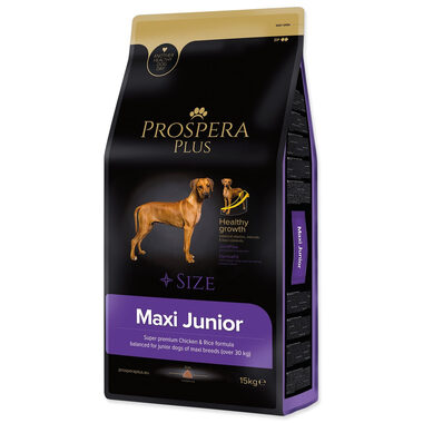 Prospera Plus Maxi Junior kuře s rýží 15kg / Granule pro štěňata