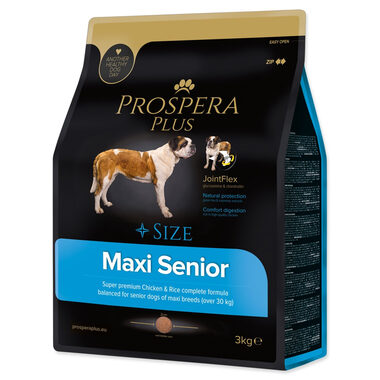 Prospera Plus Maxi Senior kuře s rýží 3kg / Granule pro starší psy 
