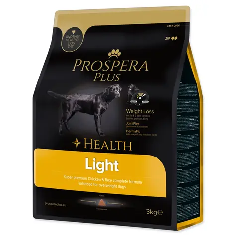 Prospera Plus Light kuře s rýží 3kg / Granule pro dospělé psy 