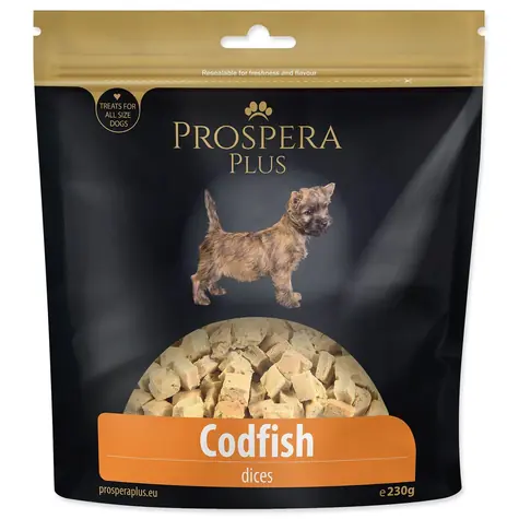 Prospera Plus tresčí kostky 230g