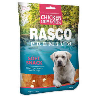 Rasco Premium proužky kuřecí se sýrem 230g