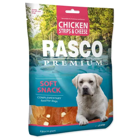 Rasco Premium proužky kuřecí se sýrem 230g