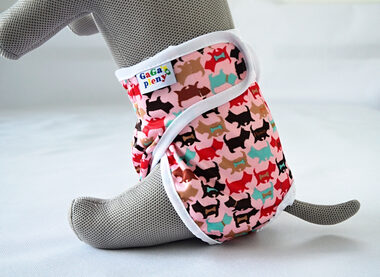 GaGa's Kalhotky pro psy Růžový pes M