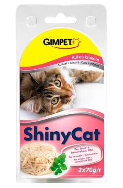 Gimborn konzerva SHINY CAT kuře+krab 2x70g
