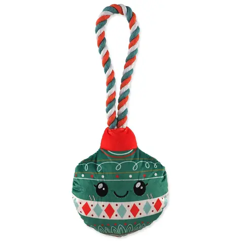 Dog Fantasy Hračka - Winter Tale Vánoční pískací ozdoba zelená 30cm