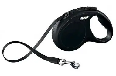 Flexi Classic S pásek 5m černé / Vodítko 