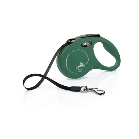 Flexi Classic S pásek 5m olivová zelená / Vodítko 