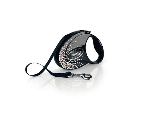 Flexi Glam Splash S pásek 3m Crystal / Vodítko 