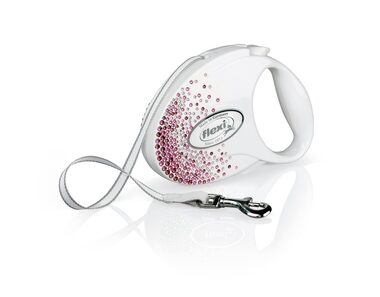 Flexi Glam Splash M pásek 5m Pink / Vodítko 