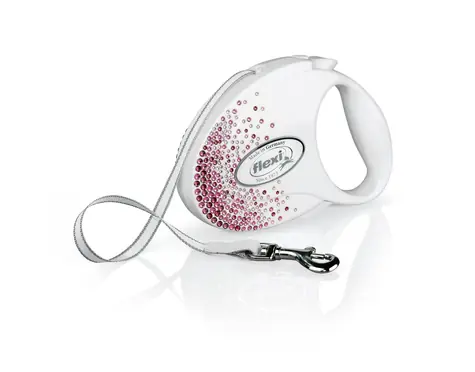 Flexi Glam Splash M pásek 5m Pink / Vodítko 
