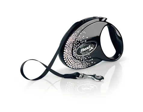 Flexi Glam Splash M pásek 5m Crystal / Vodítko 