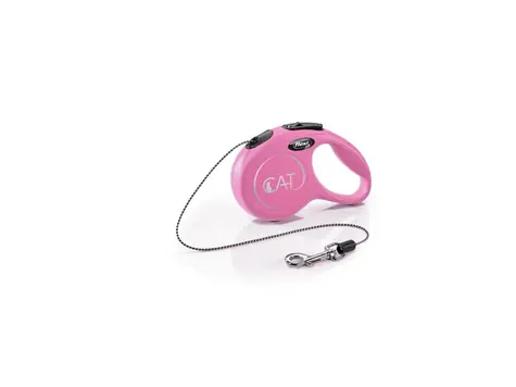 Flexi Cat XS lanko 3m růžové / Vodítko 