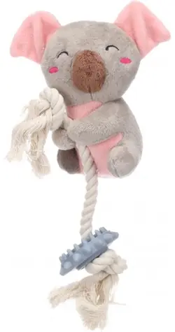 Flamingo Didi Hračka pro štěňata Koala s lanem 23cm