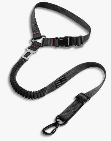 Spigen Universal Car Seat Belt Holder For Pet PS100 Pás pro převoz zvířat černá