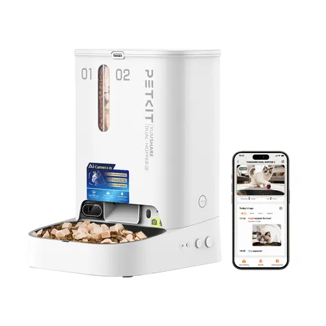 Petkit Yumshare Dual Hopper 2 / chytrý dávkovač krmiva s kamerou / propojení s aplikací