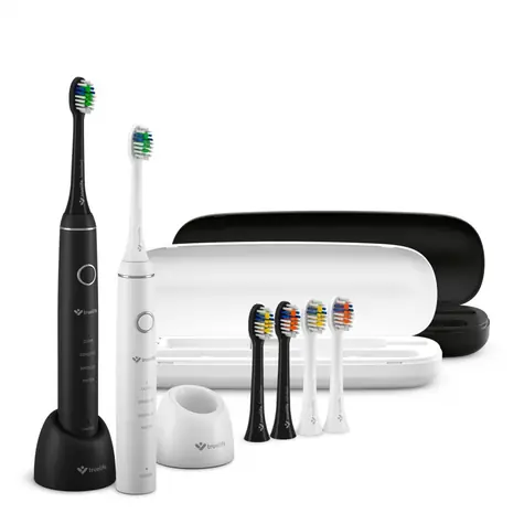 TrueLife SonicBrush Compact Duo / Elektrický zubní kartáček / 35 000 kmitů za minutu / 4 režimy / sada