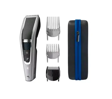 Philips 5000 series HC5650-15 černo-stříbrná / zastřihovač vlasů / 3 nástavce / pouzdro