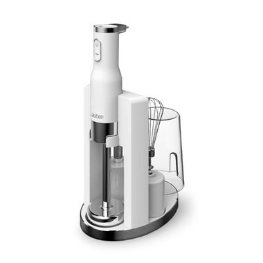 Lauben Stick Blender 800WT bílá / Tyčový mixér / 800W / 6 rychlostí + turbo / 2x mixovací nádoba / 1x víko / 4 nástavce / doprodej