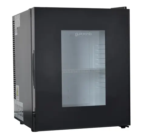 Guzzanti GZ 24G černá / Termochladnička / 28 l / až 18°C pod okolní teplotu / polička+průhledná dvířka / bez kompresoru