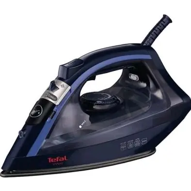 Tefal FV 1713 Virtuo modrá / napařovací žehlička / 2000 W / parní ráz 90 g-min / výstup páry 24 g-min