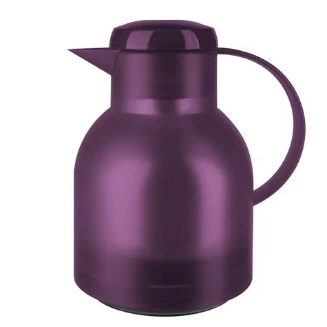 Emsa Samba Vacuum 1l fialová / Vakuová konvice (termoska) / Quick Press 