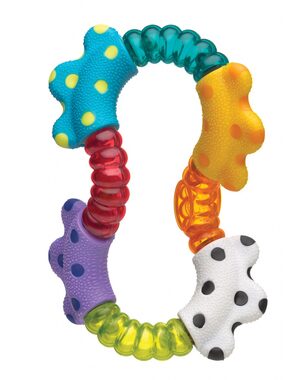 Playgro - Kousátko pohyblivá žížala / od 6 měsíců