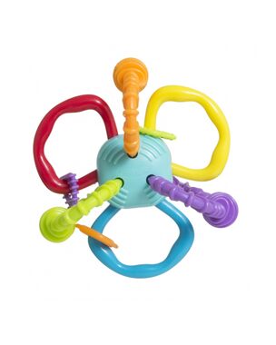 Playgro - Míček s kousacími držátky / od 6 měsíců